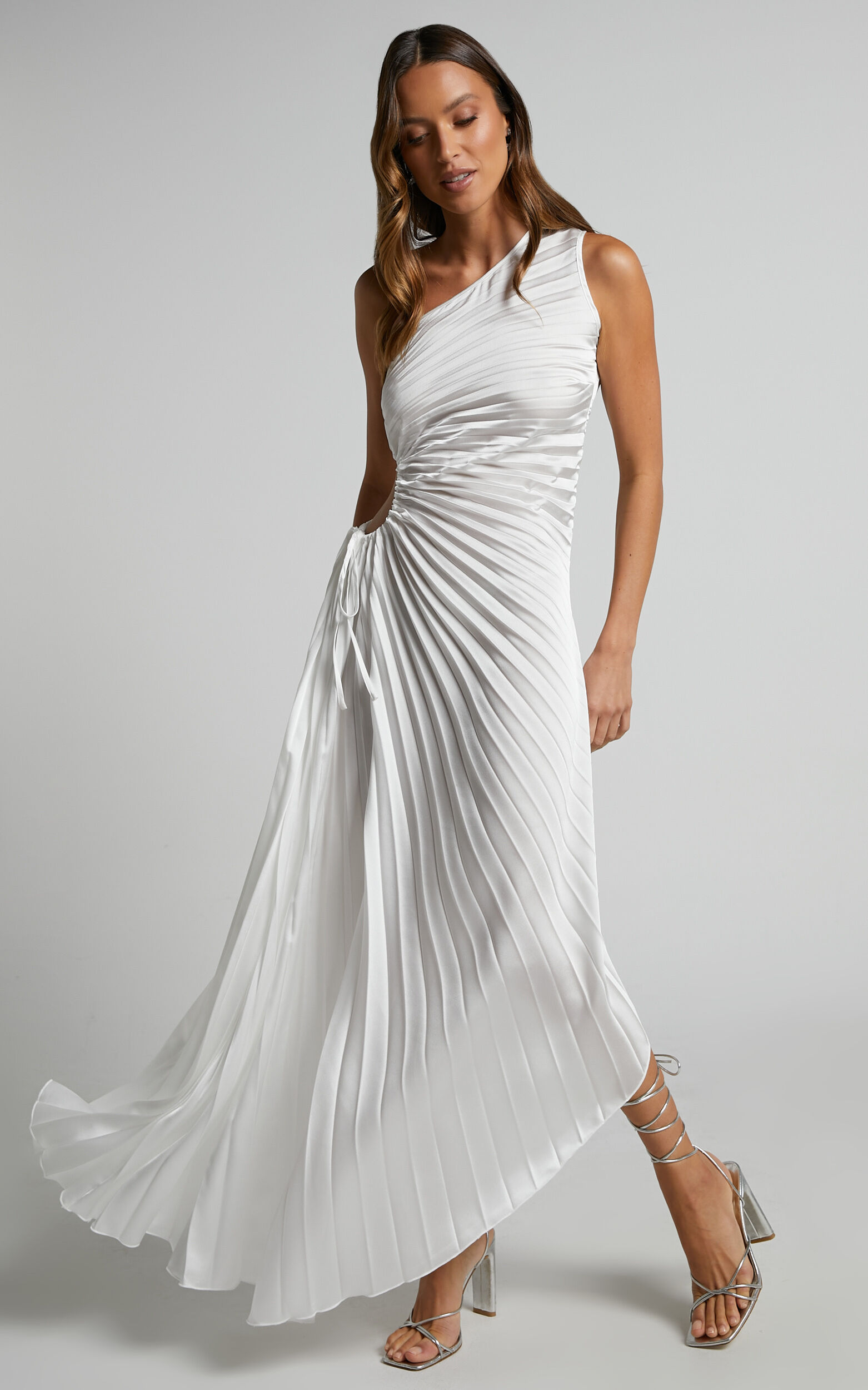 Showpo white hot sale maxi dress