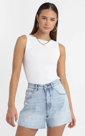 Laylah Knit top in White
