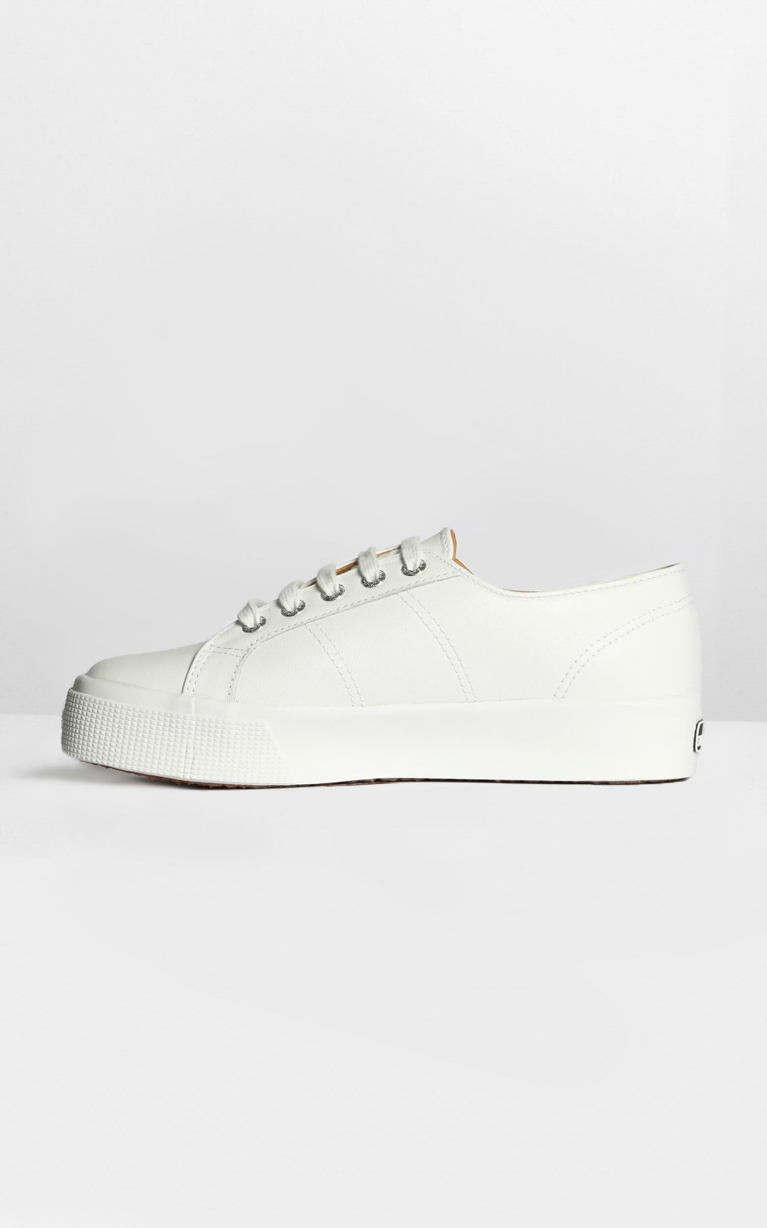 Superga 2730 Nappaleau Sneakers in White Leather
