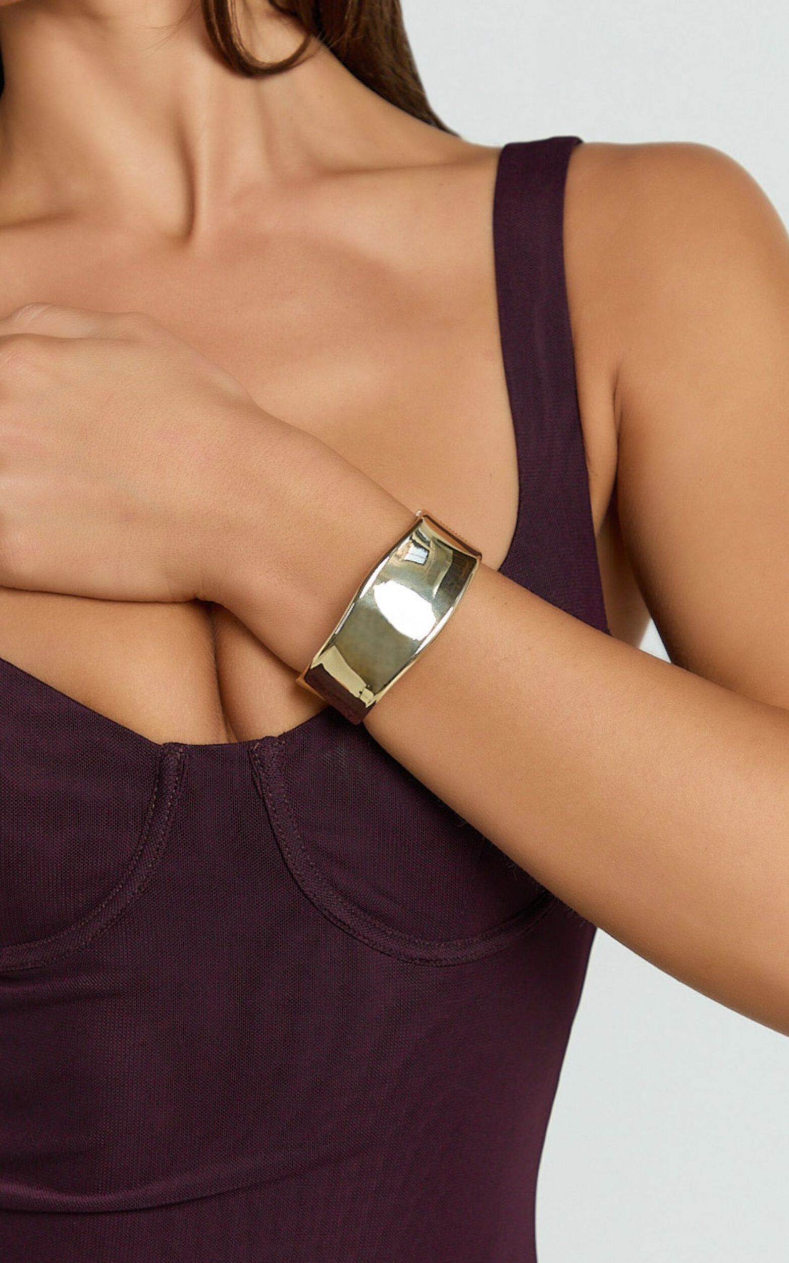 Gertrude Cuff Bracelet in Gold - NoSize, GLD1
