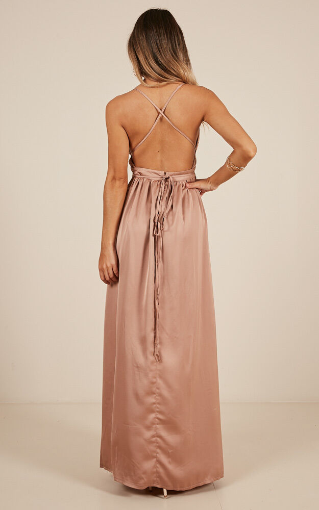 Fix you maxi best sale dress in beige