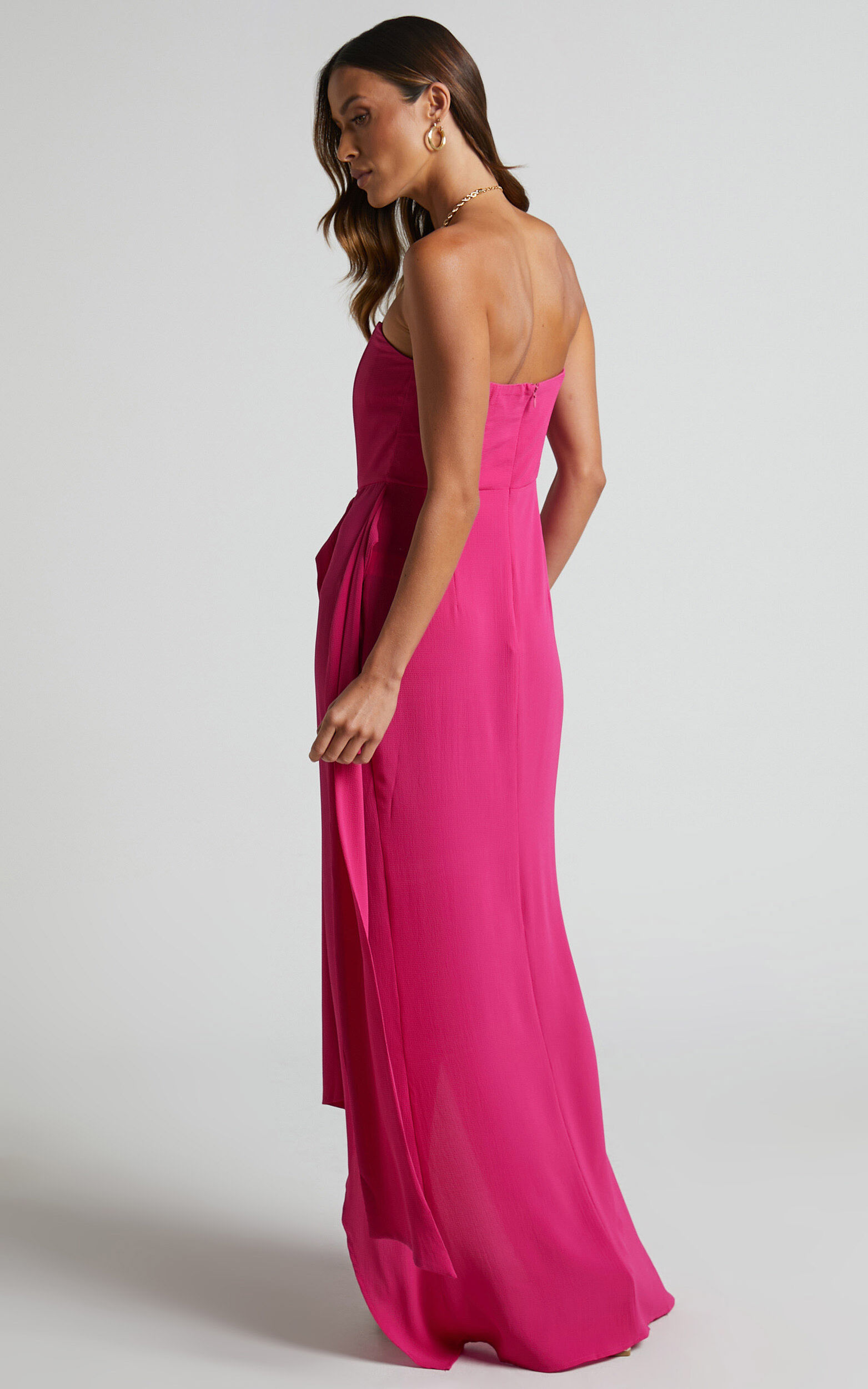 Abigail Maxi Dress - Bodice Tie Dress in Mulberry | Showpo USA