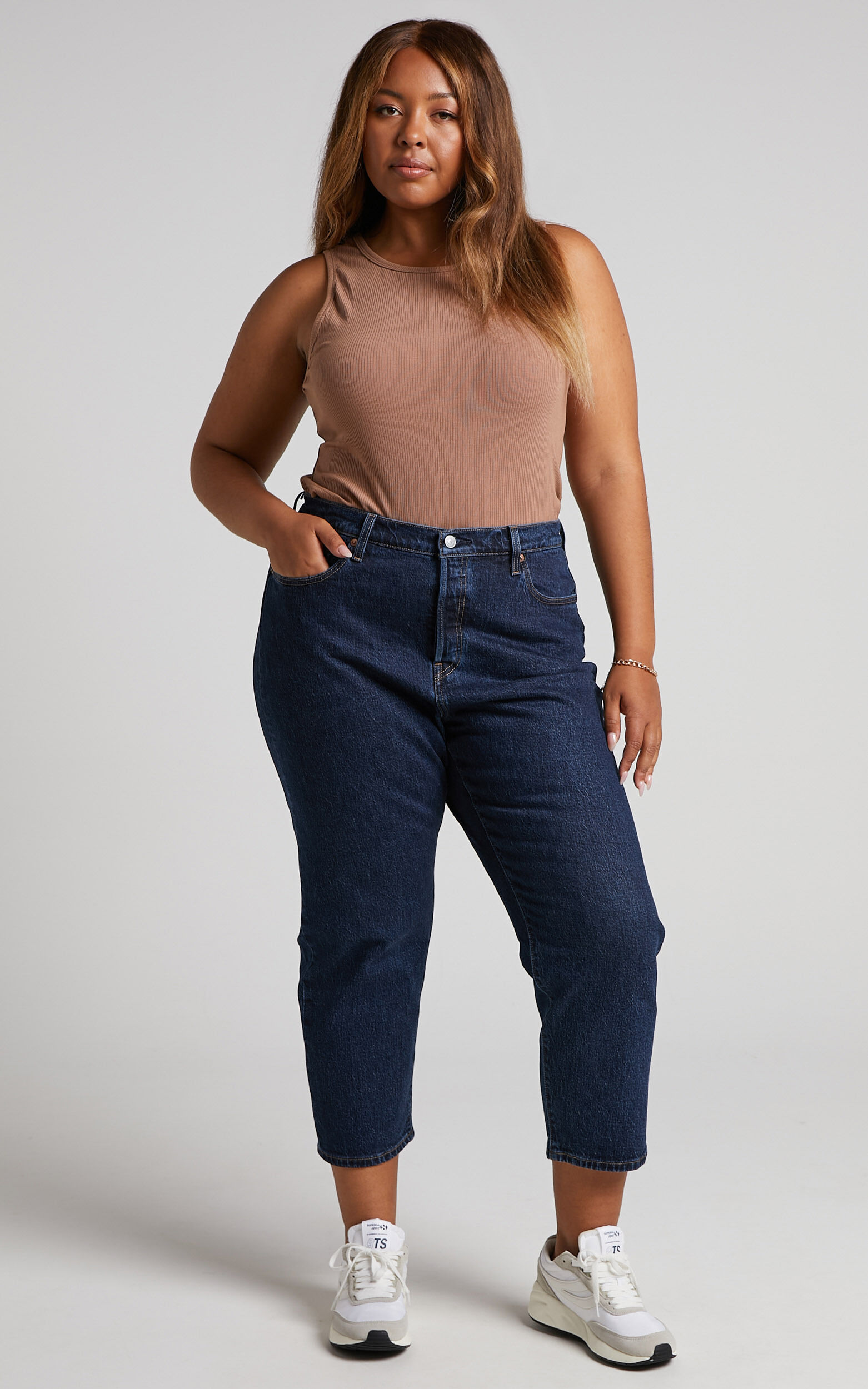 Levi's classic crop hot sale