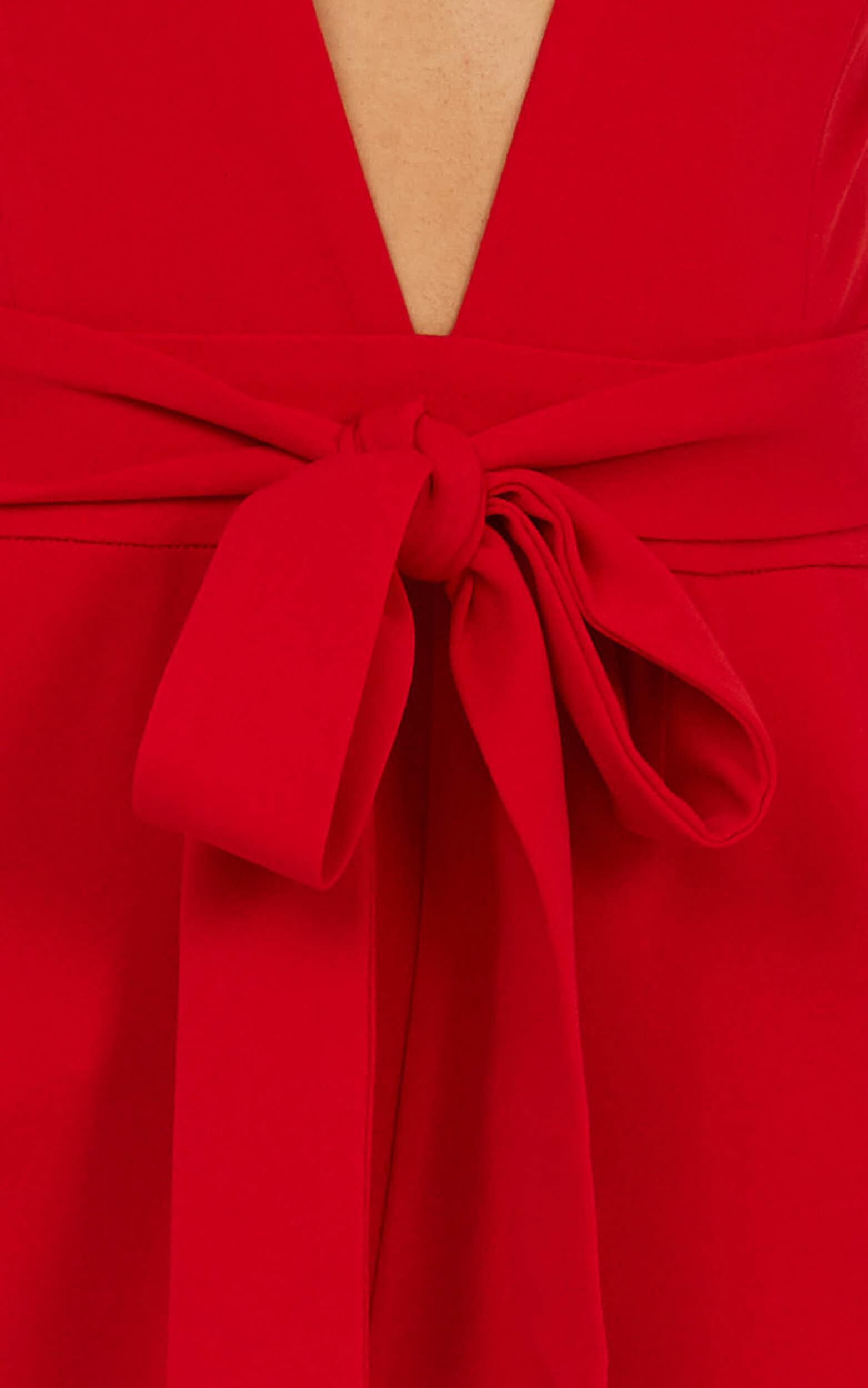 Leave No Trace Jumpsuit in Red Showpo