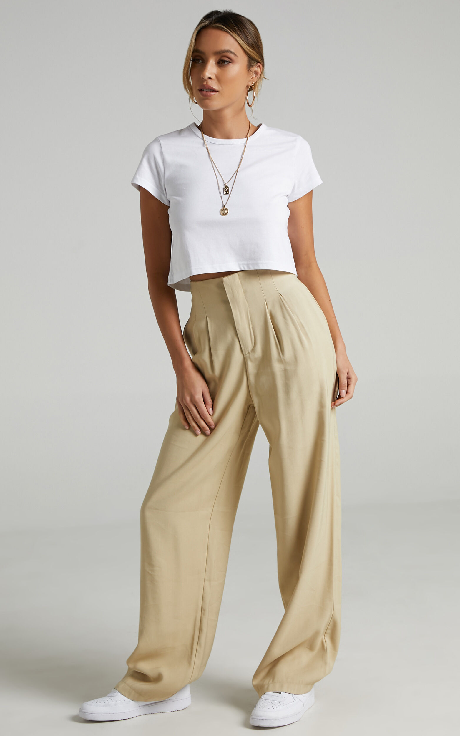 Getting What I Want Crop Top In White | Showpo USA