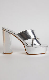 Billini - Madeleine Heels in Silver Metallic