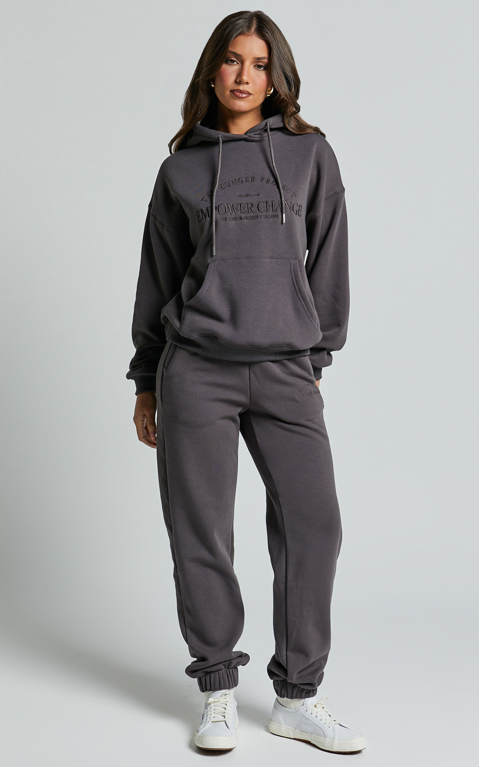 The Hunger Project X Showpo THP Hoodie in Grey Showpo