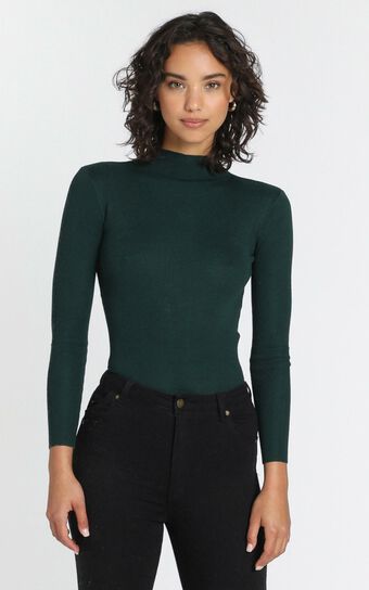 Lust For Life Knit Top in Green