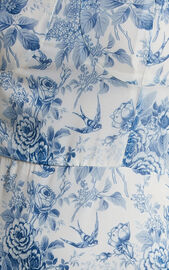 Hannah Midi Dress - Tie Strap Ruffle Hem Dress in Blue Floral | Showpo USA