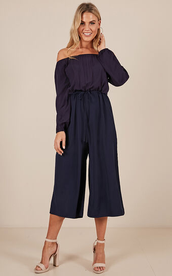 Master Of Disguise Jumpsuit In Navy