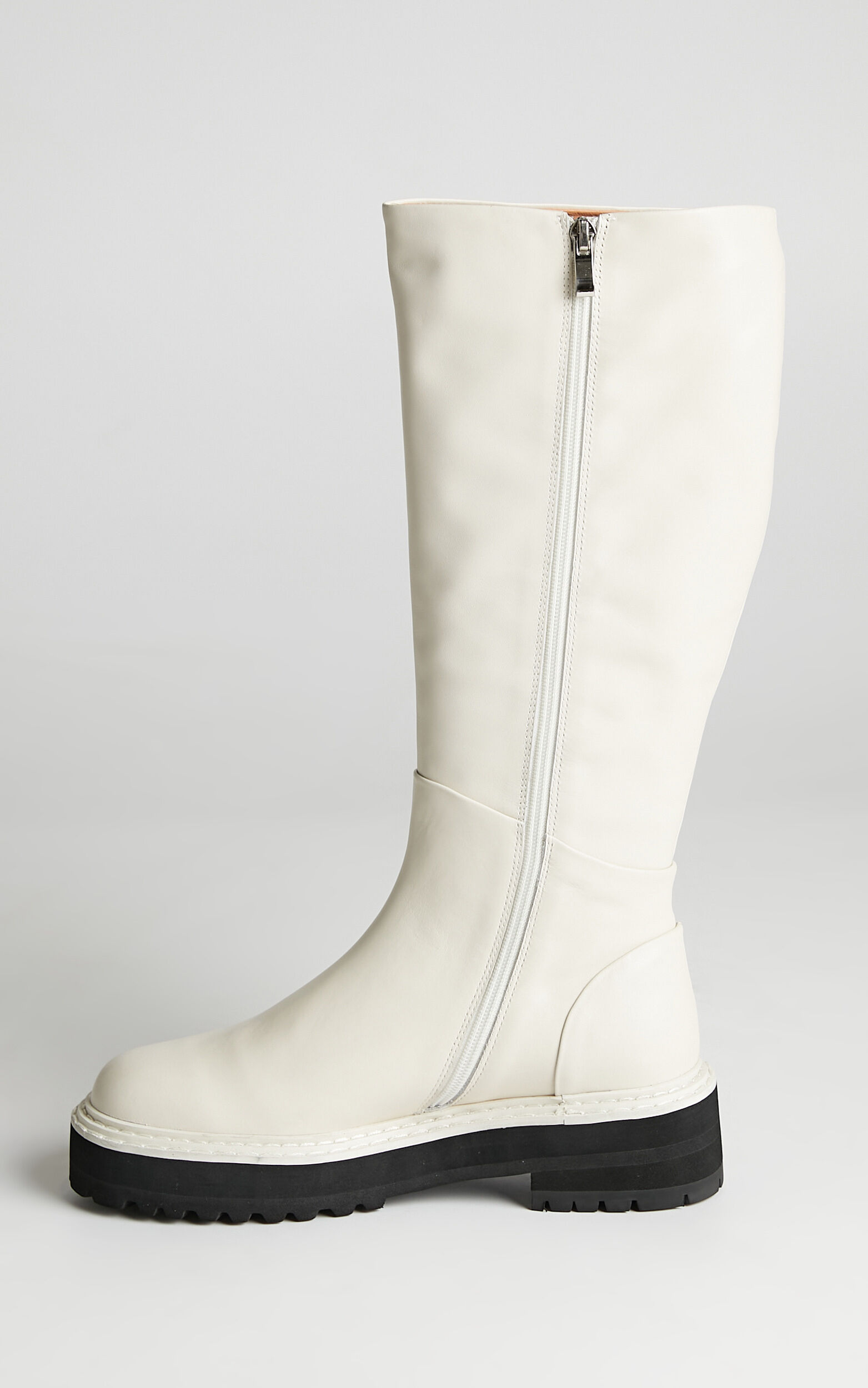 Alias Mae Rohan Boots in Bone Leather Showpo