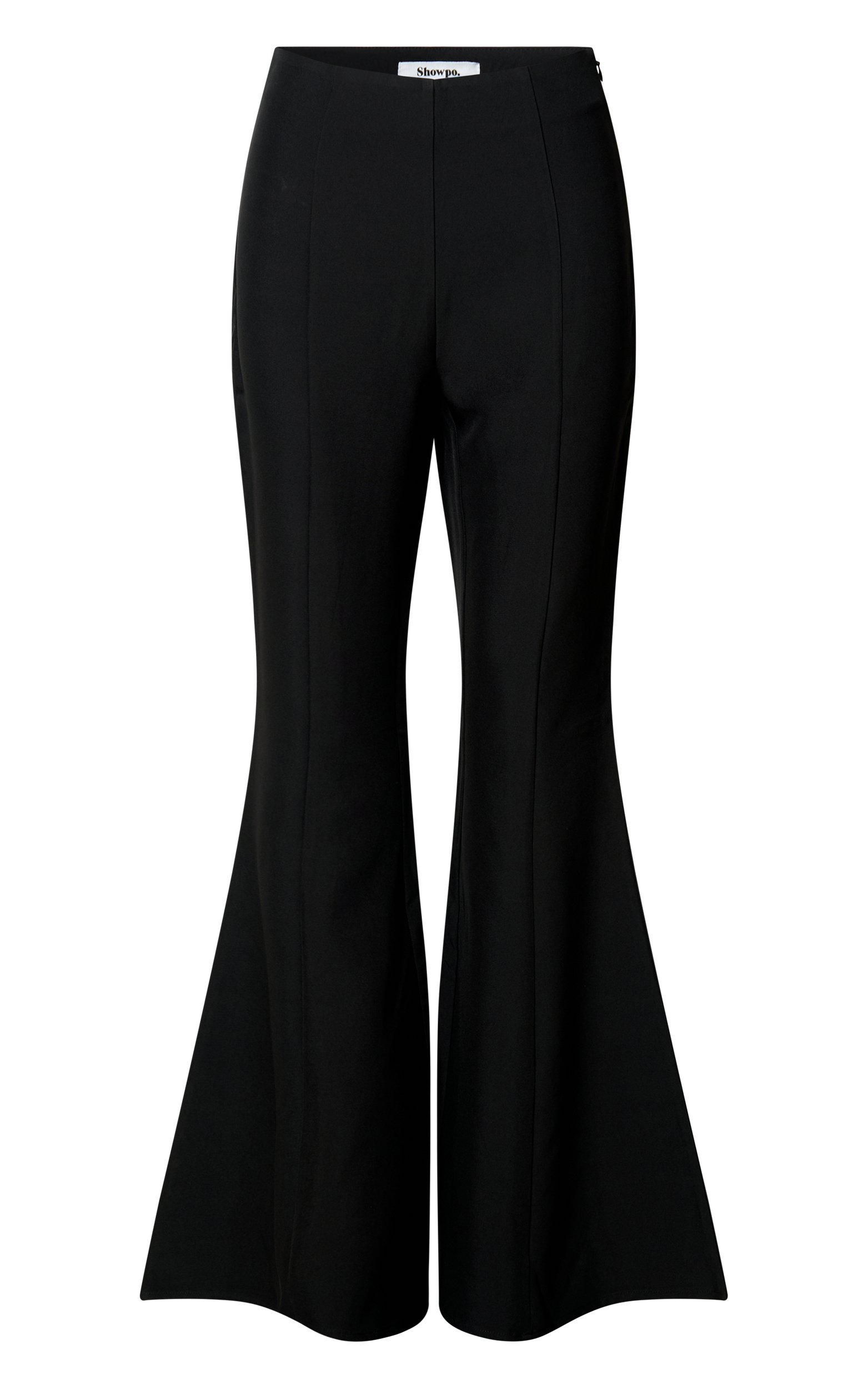 Brithany Pants - High Waisted Flare Pants in Black | Showpo USA