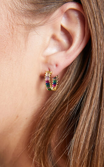 Anara Earrings in Multi Gemstone