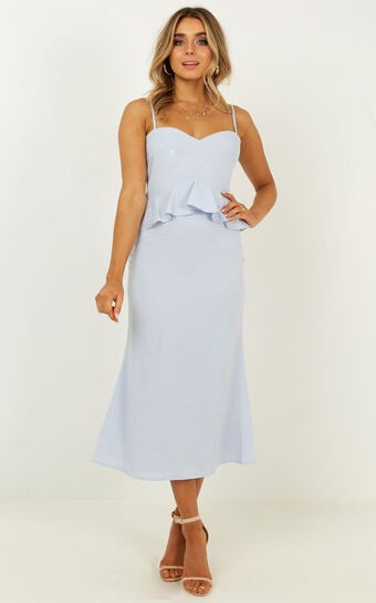 Tuesday Blues Dress In Pale Blue