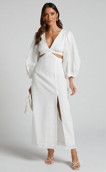 White Midi Dresses, Shop White Midi Dresses Online
