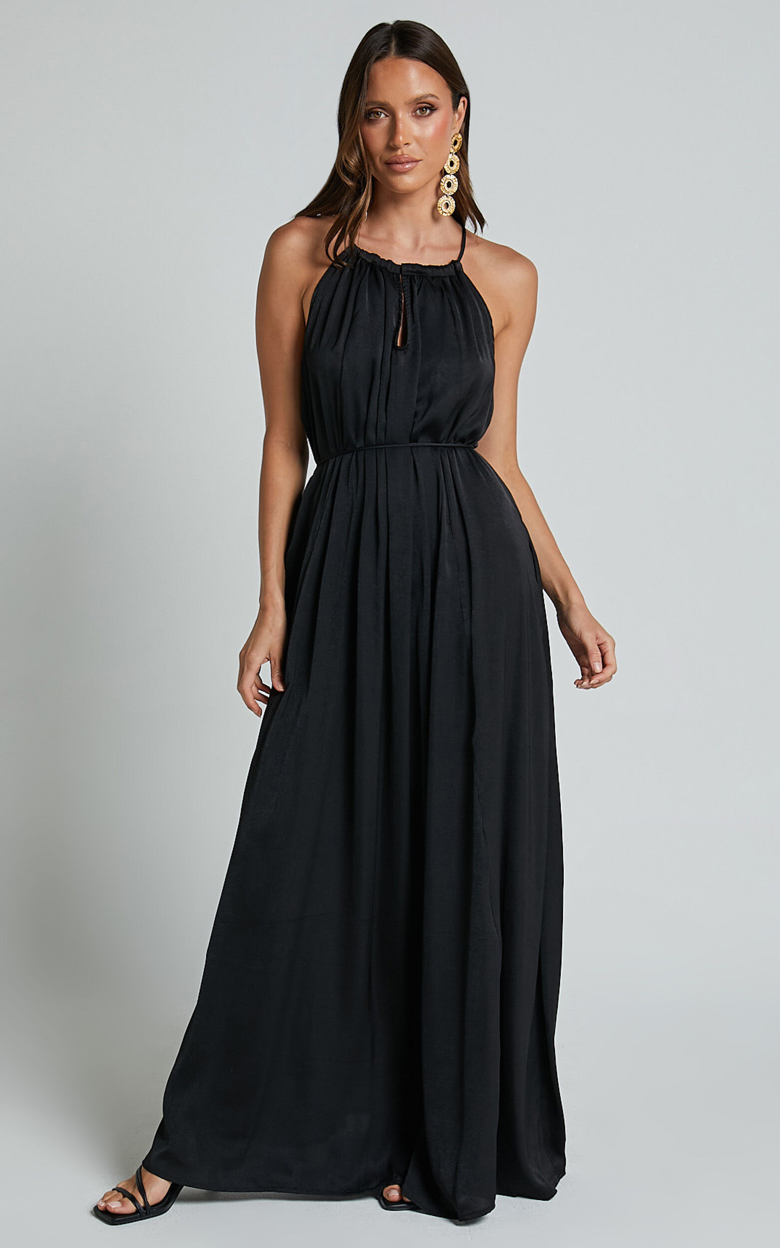 Halter top maxi dress hot sale