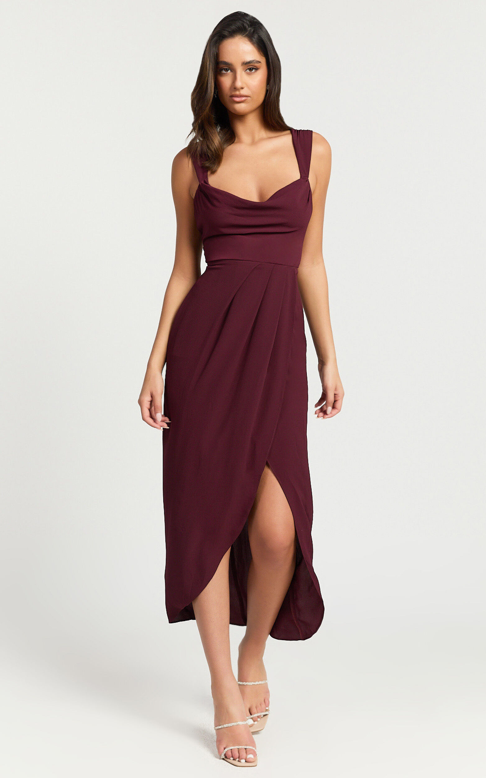Showpo maroon dress 2025