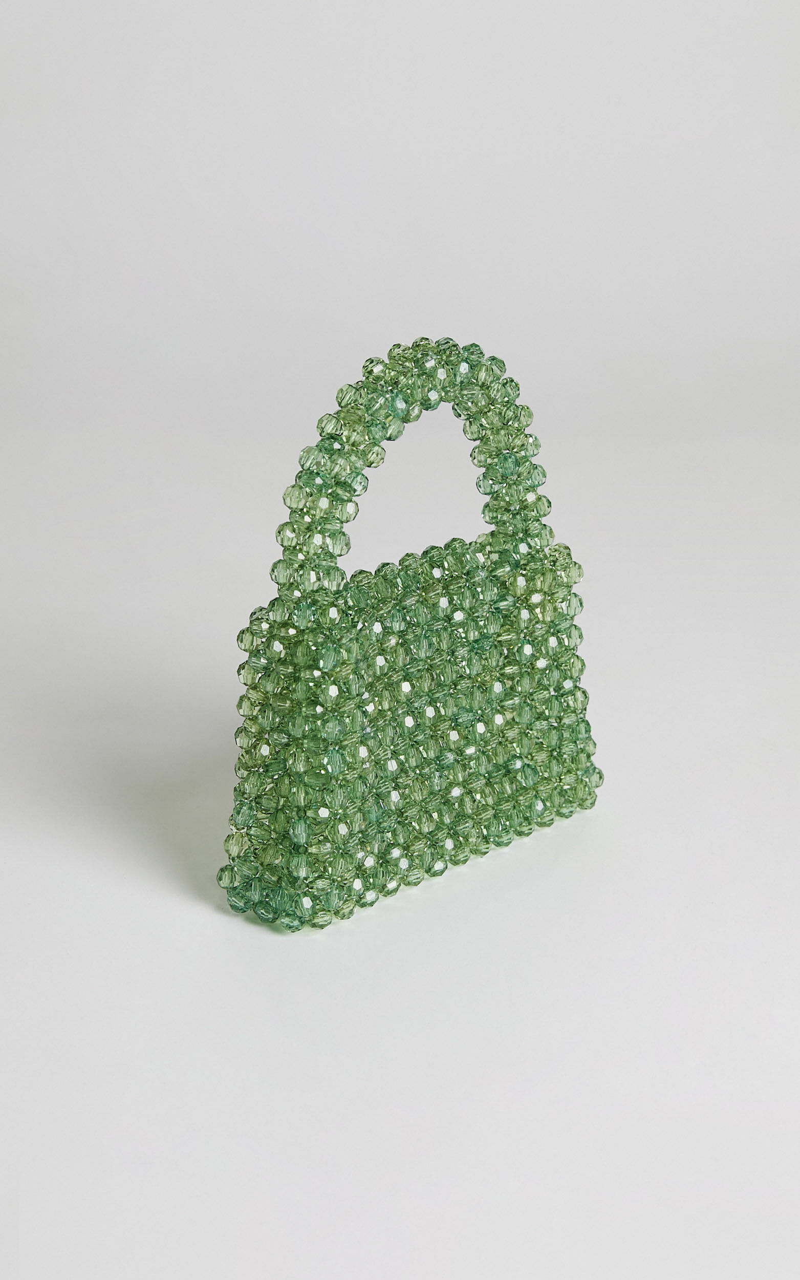 Green beaded bag discount