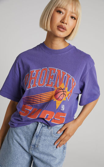 Mitchell & Ness - Phoenix Suns Team Up Tee in Faded Purple