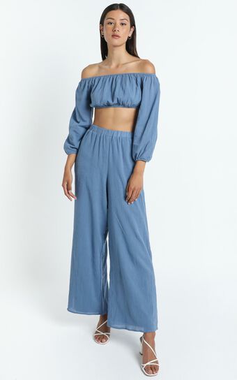 Citra Two Piece Set in Blue