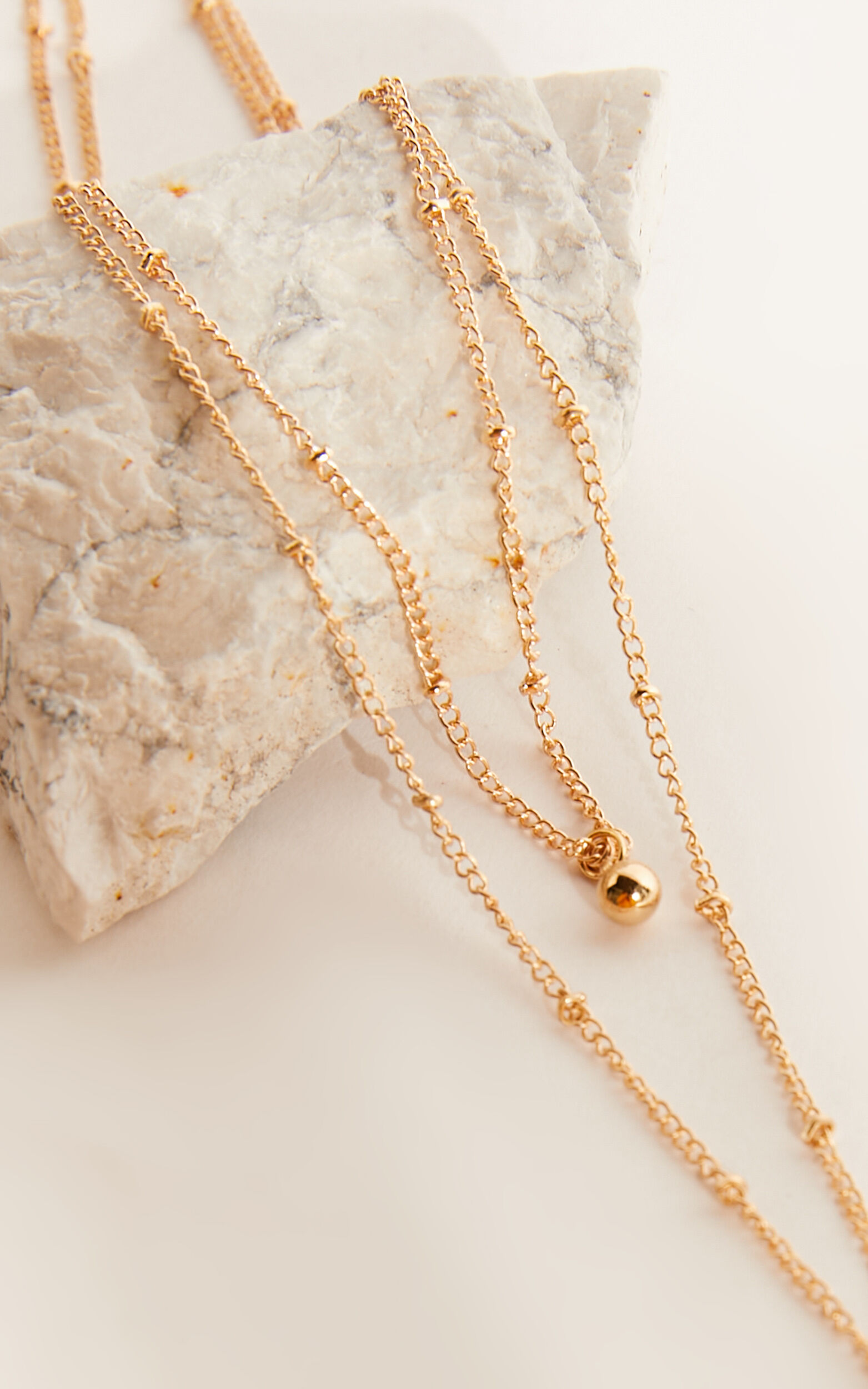 Estella Drop Necklace in Gold