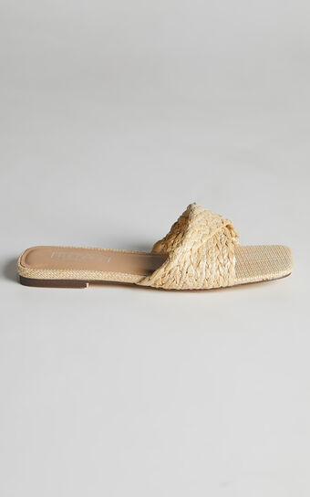 THERAPY - SHAY SANDALS in Natural Raffia