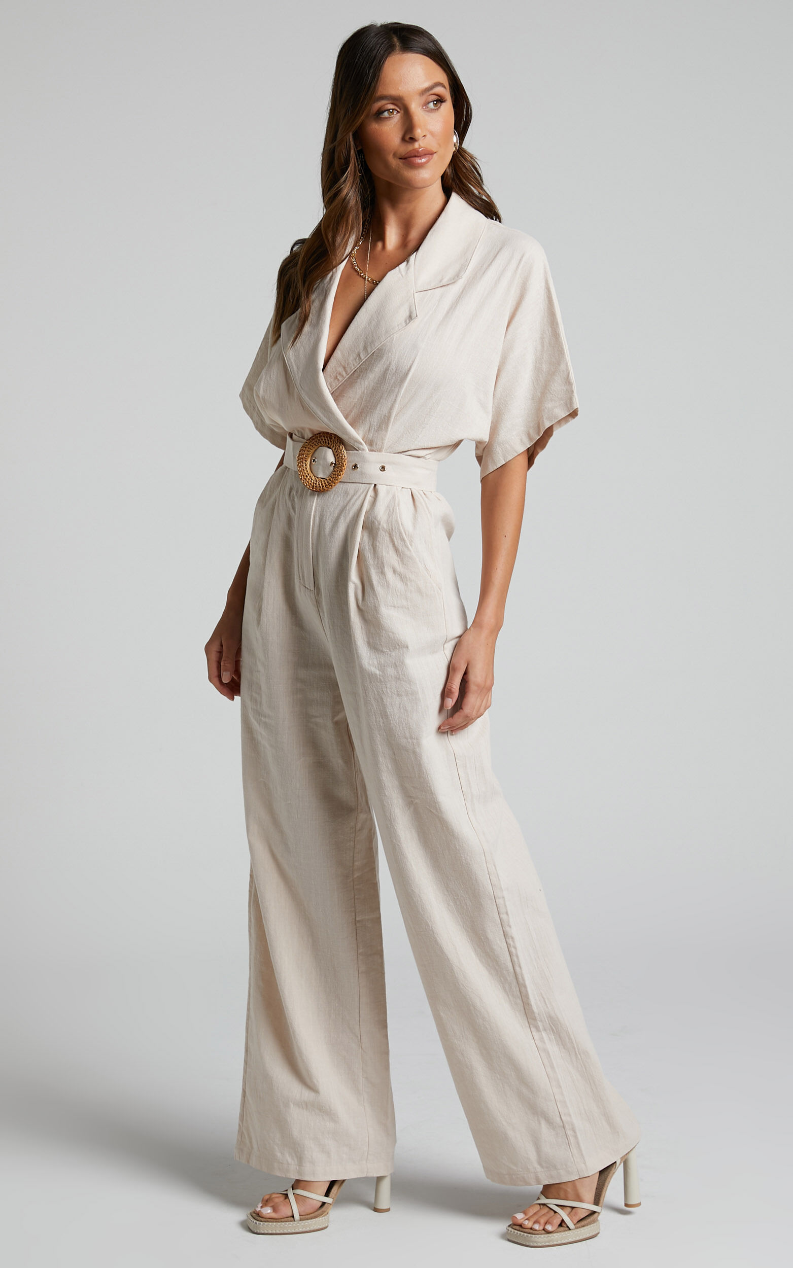 Showpo white jumpsuit clearance
