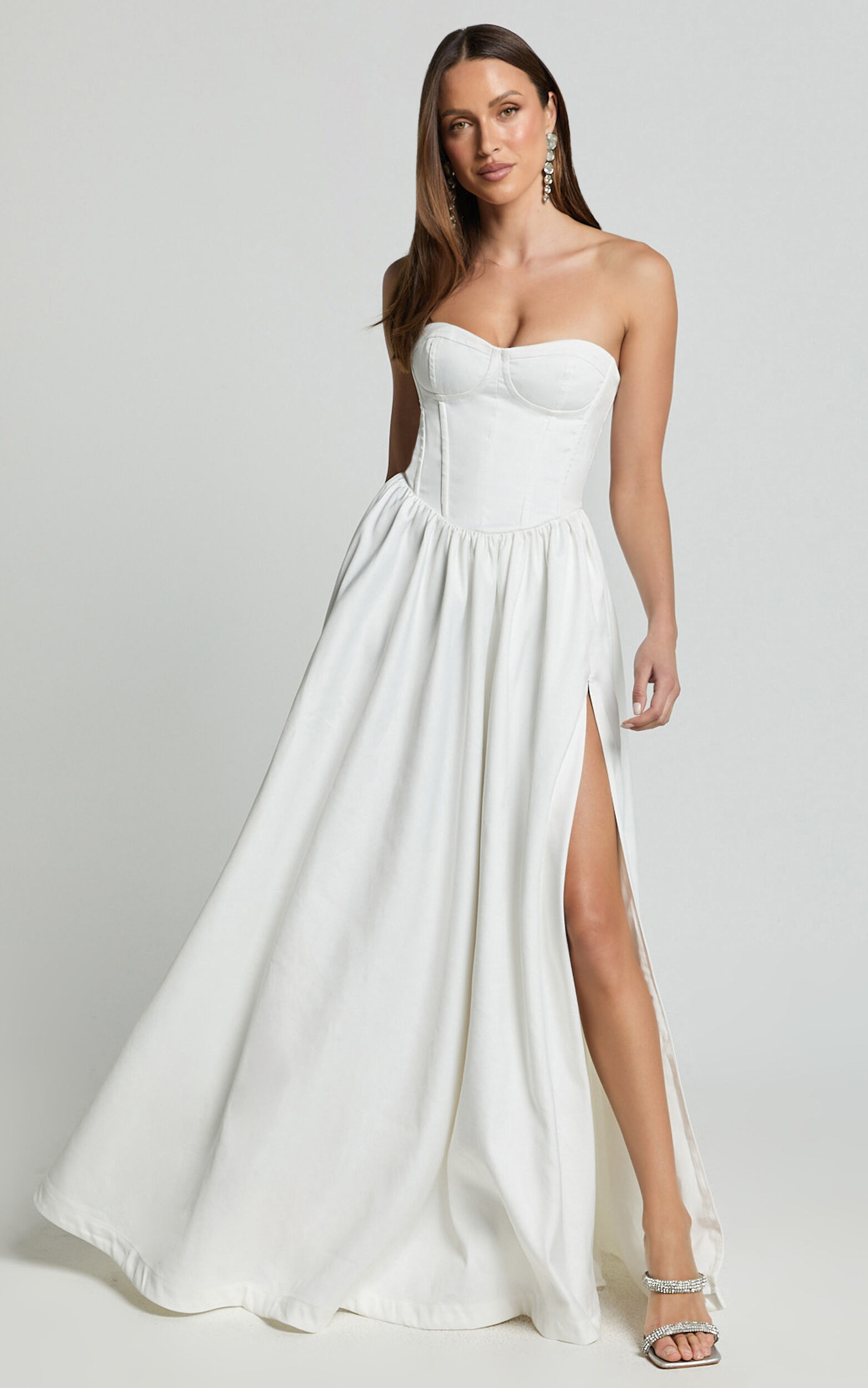 Front split dress clearance