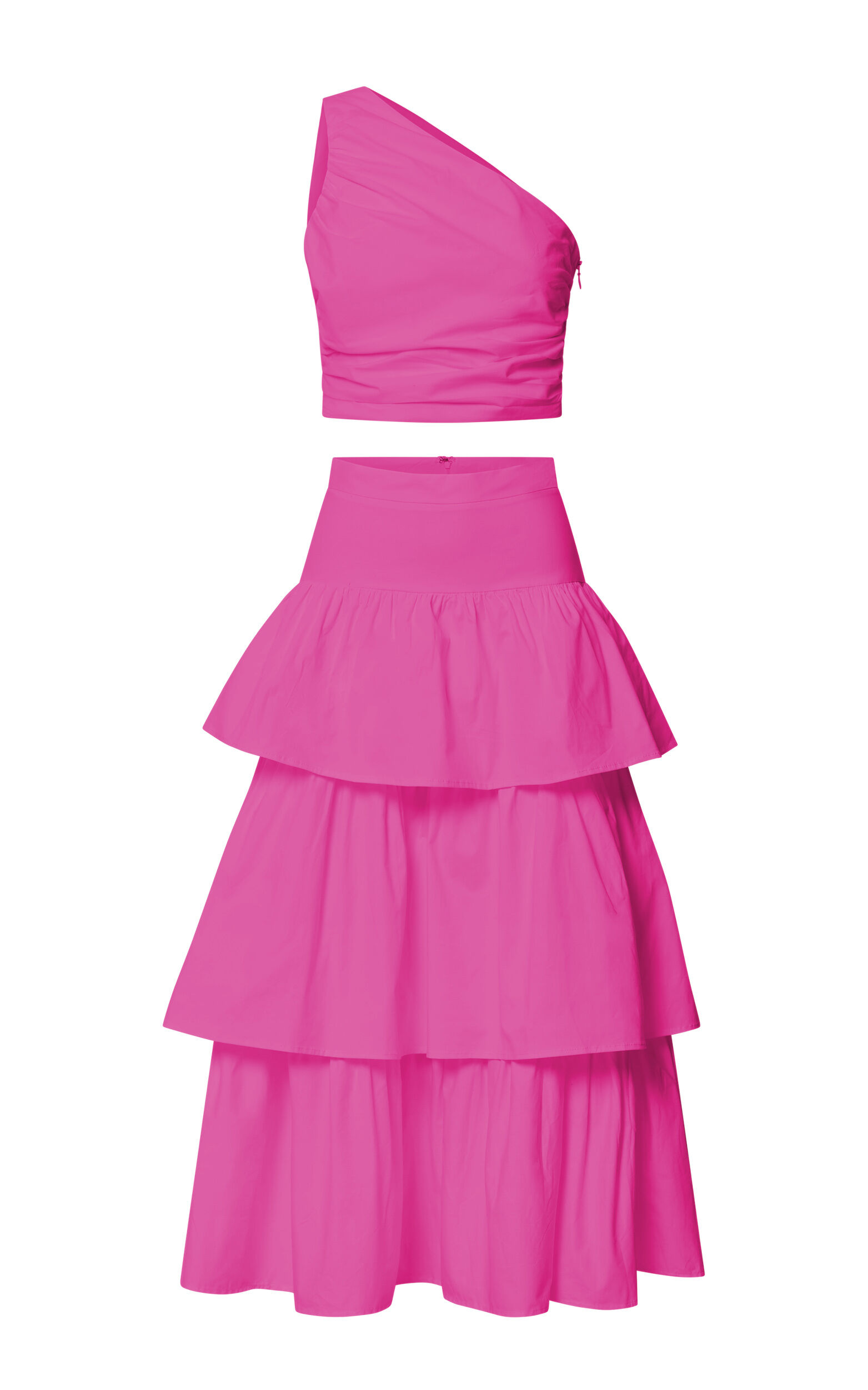 Kaycie Two Piece Set - One Shoulder Asymmetrical Ruched Top Kaycie Two Piece Set - One Shoulder Asymmetrical Ruched Top