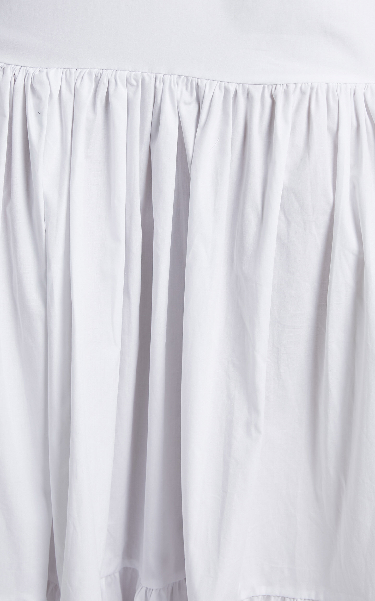 White midi skirt queen size top