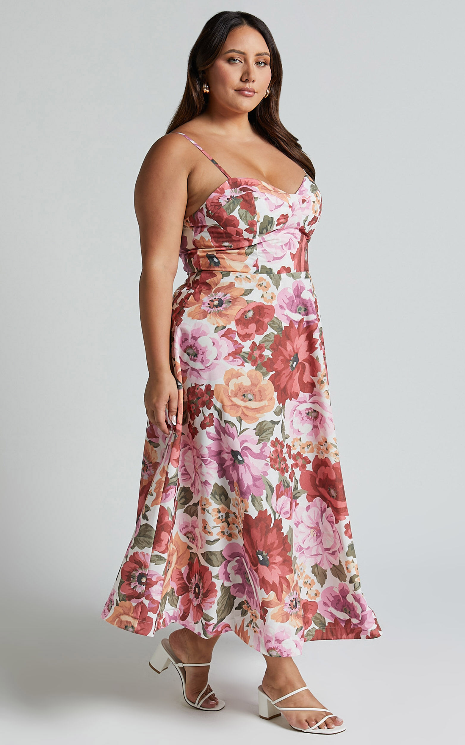 Strappy bustier outlet dress
