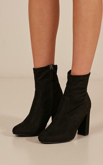 Therapy - Zeller Boots In Black Micro