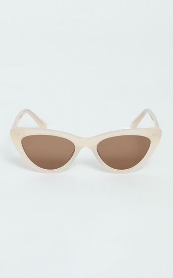 Luv Lou - The Leui Sunglasses in Cream
