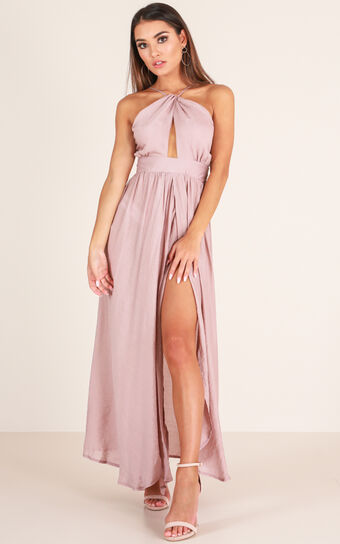 Love This City Maxi Dress In Mauve