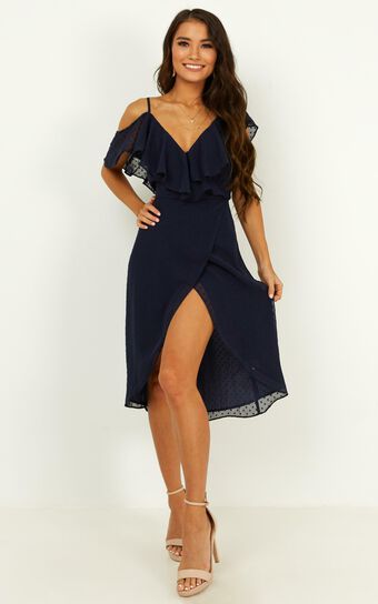 About You Dress In Navy