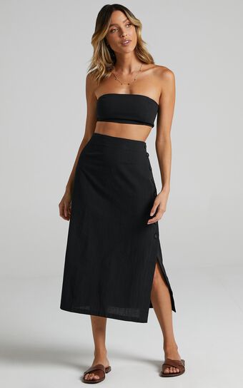 Andra Two Piece Set in Black