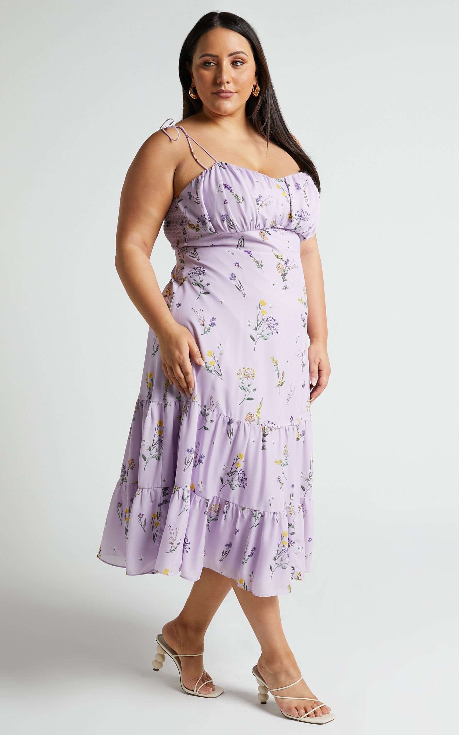 Showpo floral dress on sale