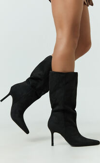 Billini - Nour Boots in Black Suede
