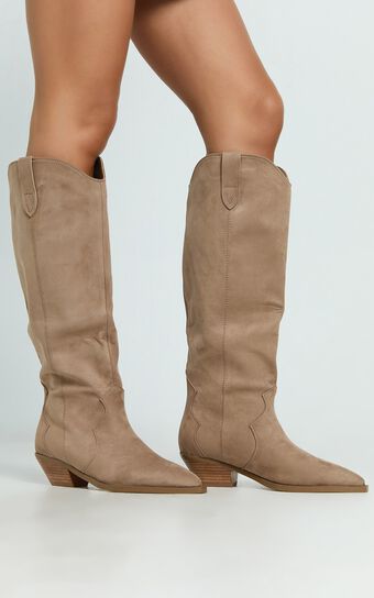 Billini - Helix Boots in Fawn Suede