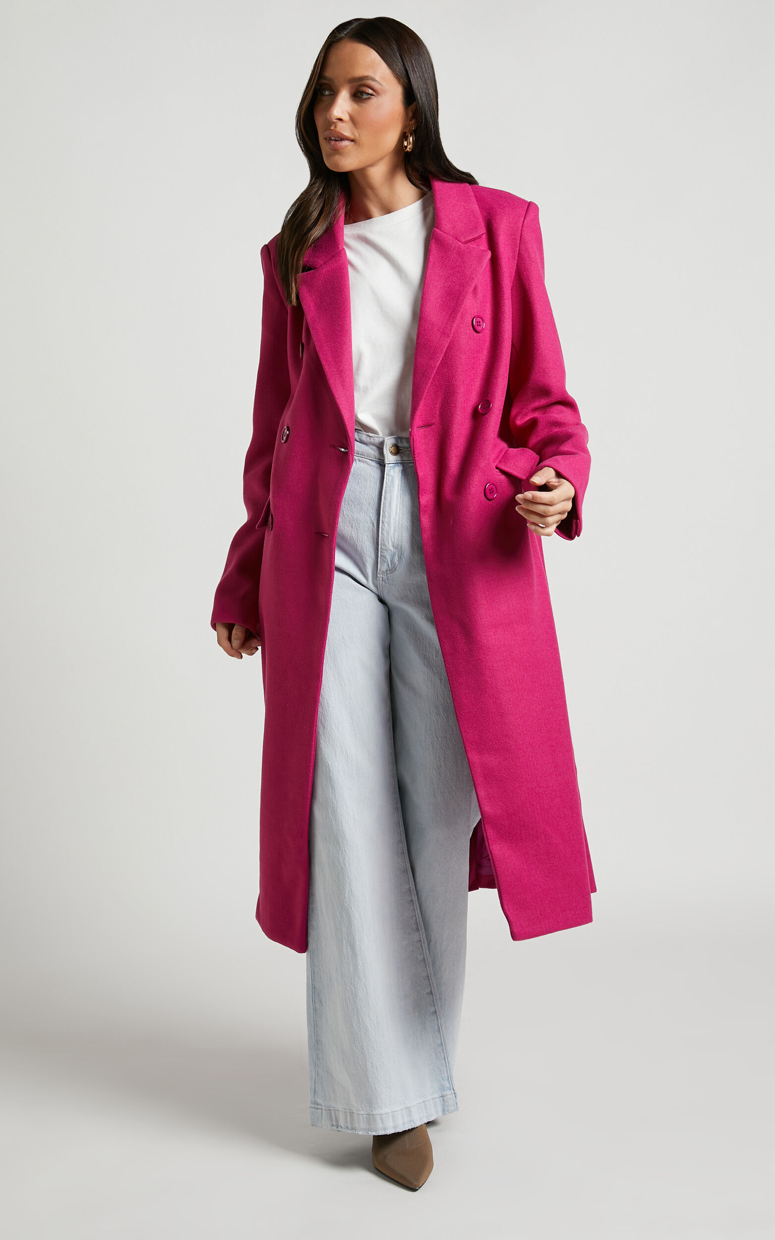 Longline 2025 pink coat