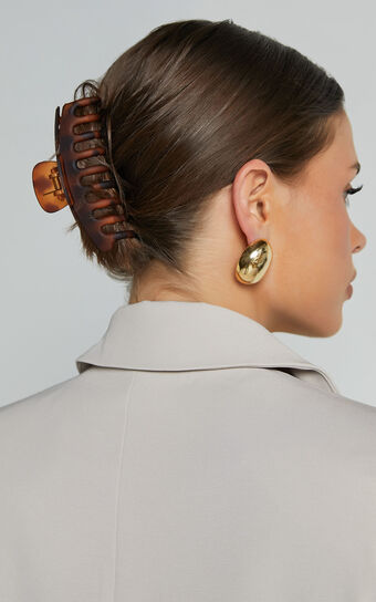 Celia Hair Clip - Claw Hair Clip in Tort
