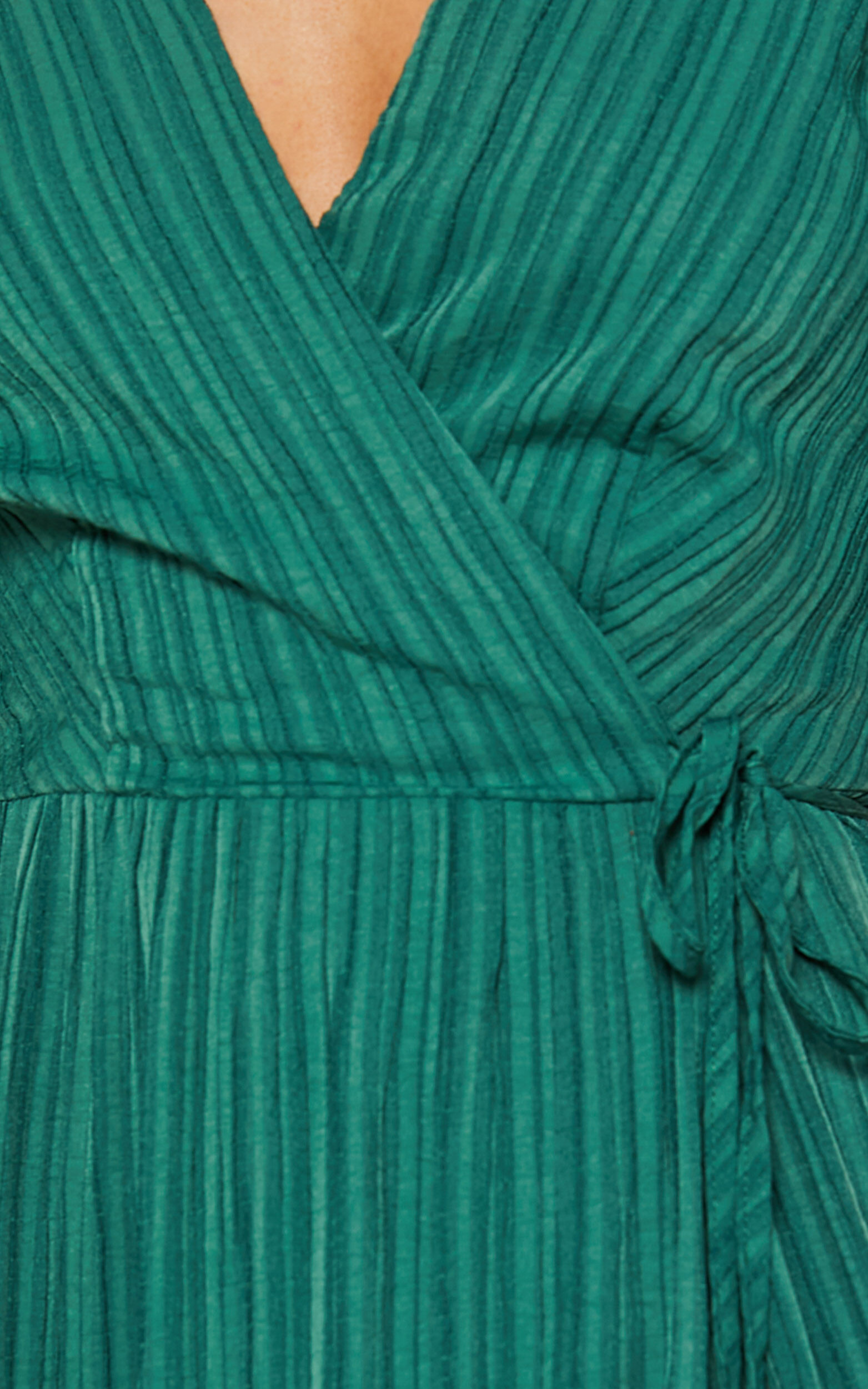 Topshop green wrap dress sales