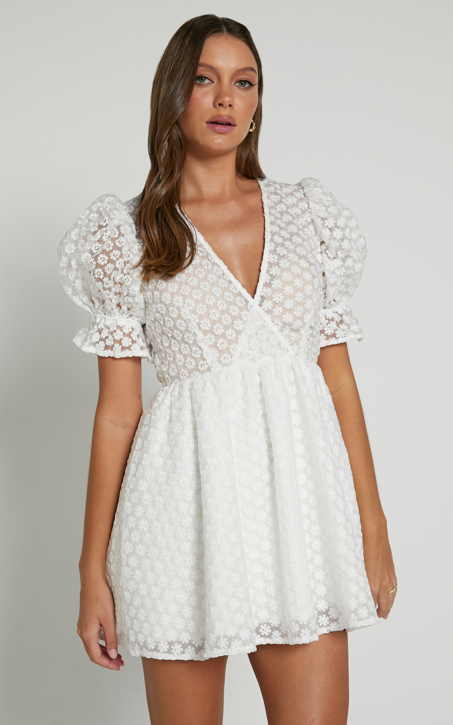 Freya o hot sale neck split dress