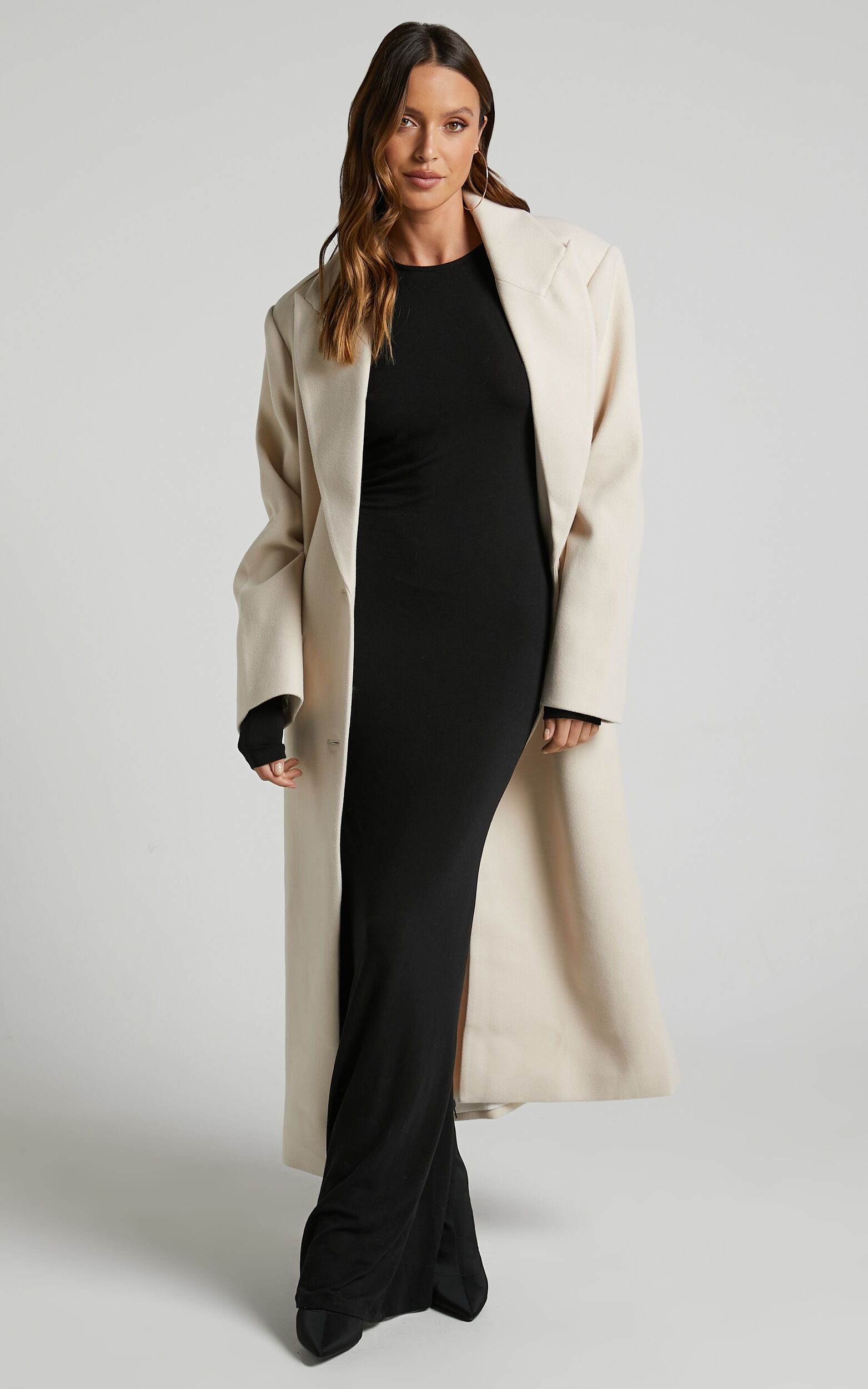 Lioness - Olsen Coat in Cream - L, CRE2