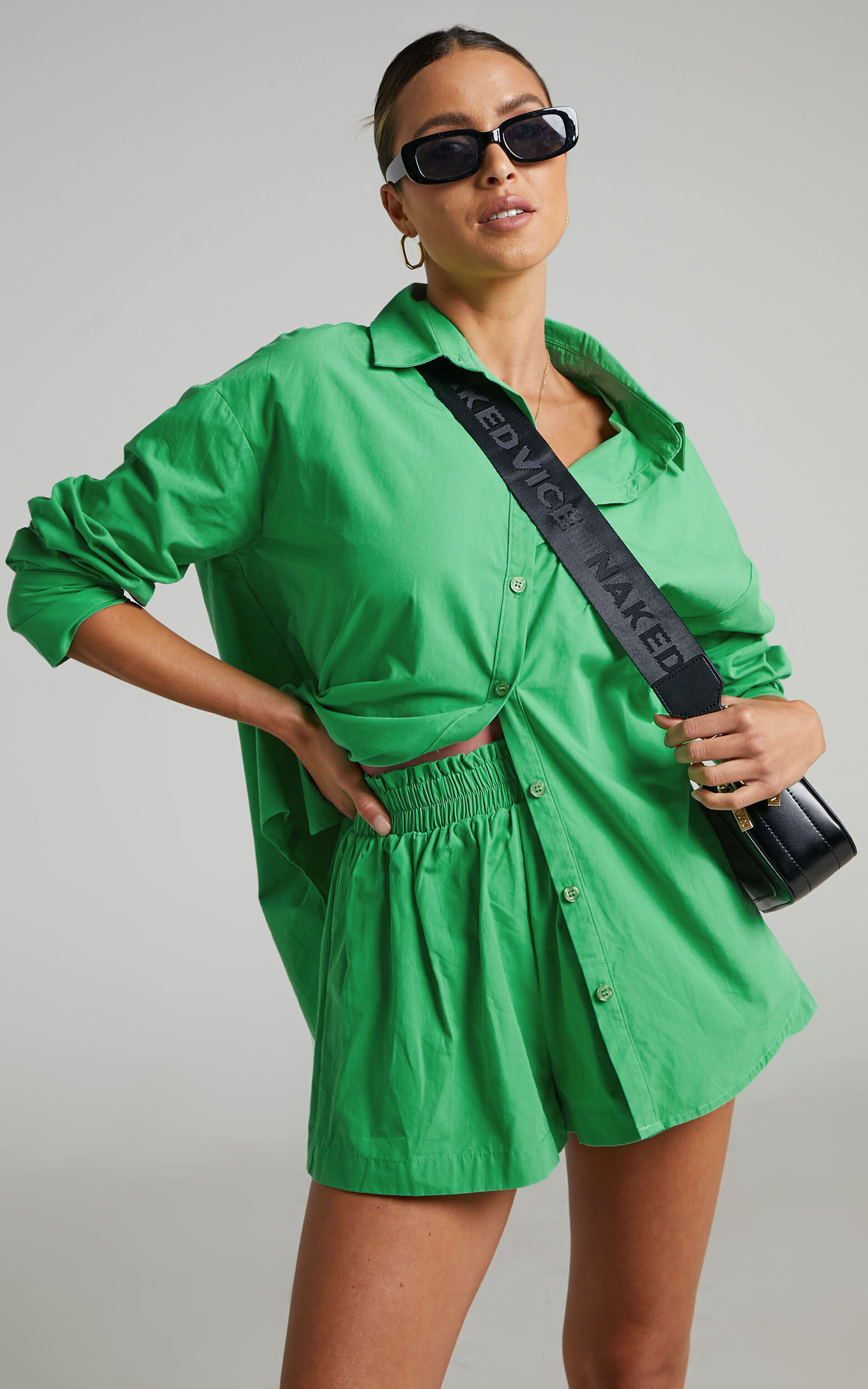 Terah Shirt - Button Up Shirt in Green - 06, GRN7