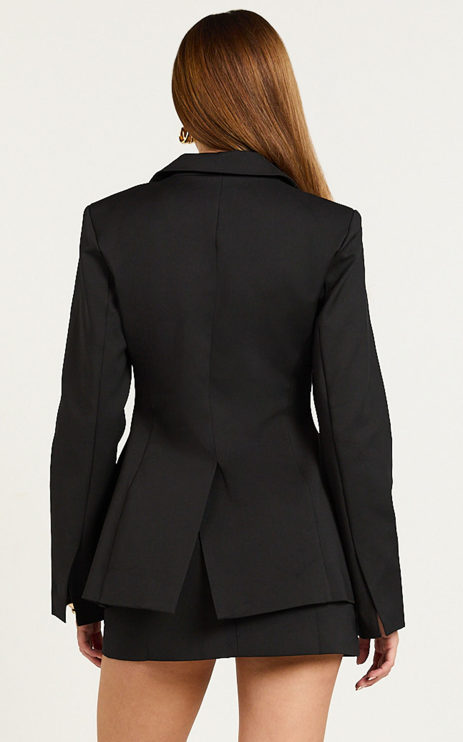 【BOHEMSEO】WAIST TIED SINGLE BLAZER Linen-blend Asymmetrical Wrap Tie Blazer Vest | Express