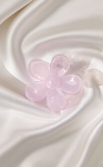 Pia Flower Hair Clip in Lilac