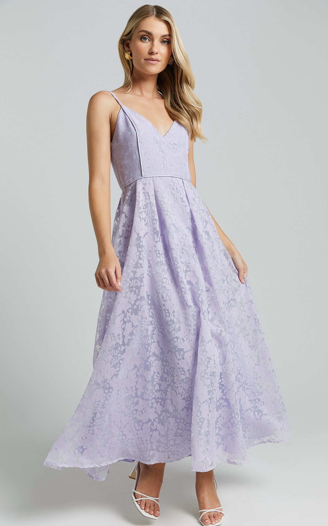 Purple Flare Dress