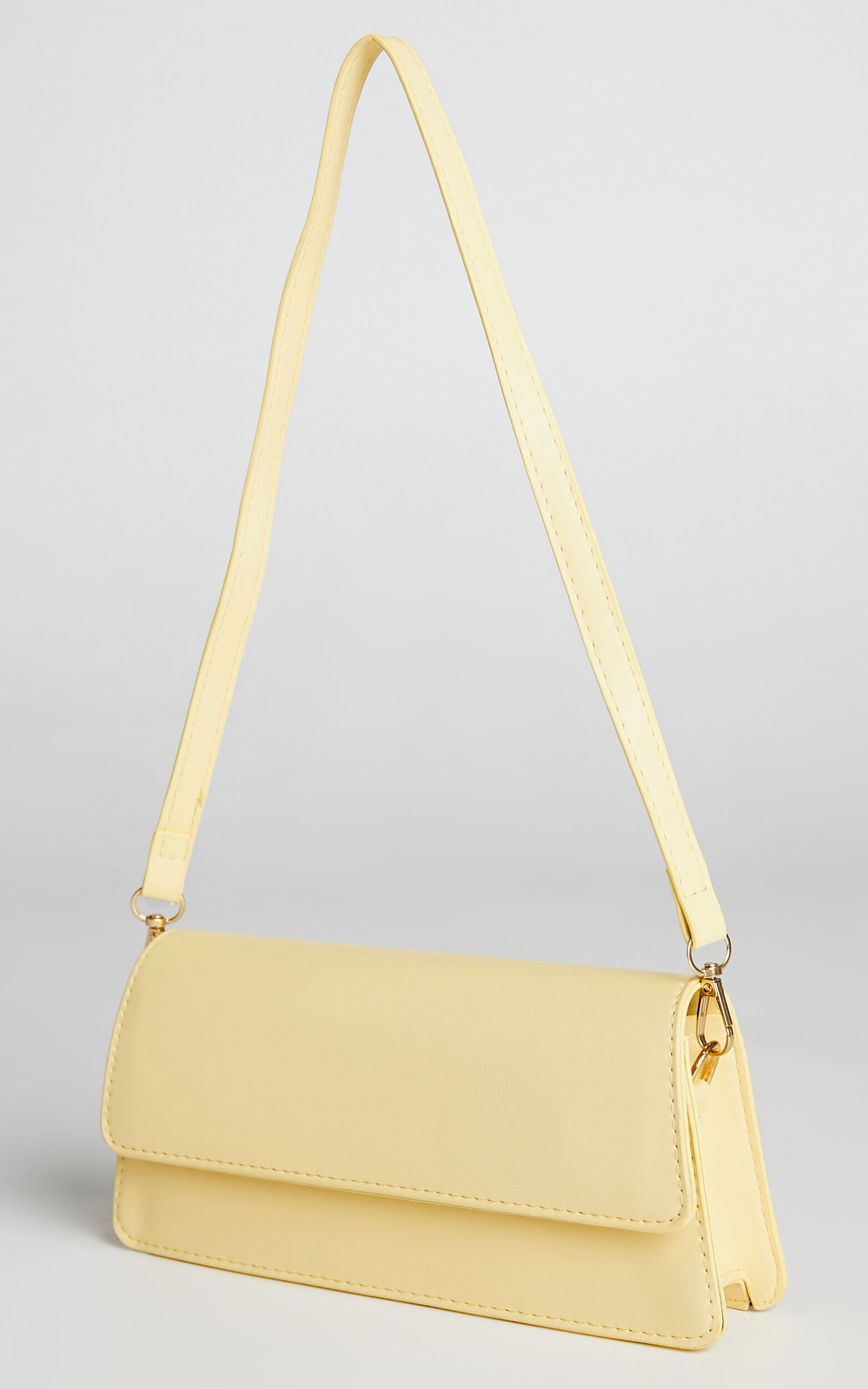Pastel yellow handbag store