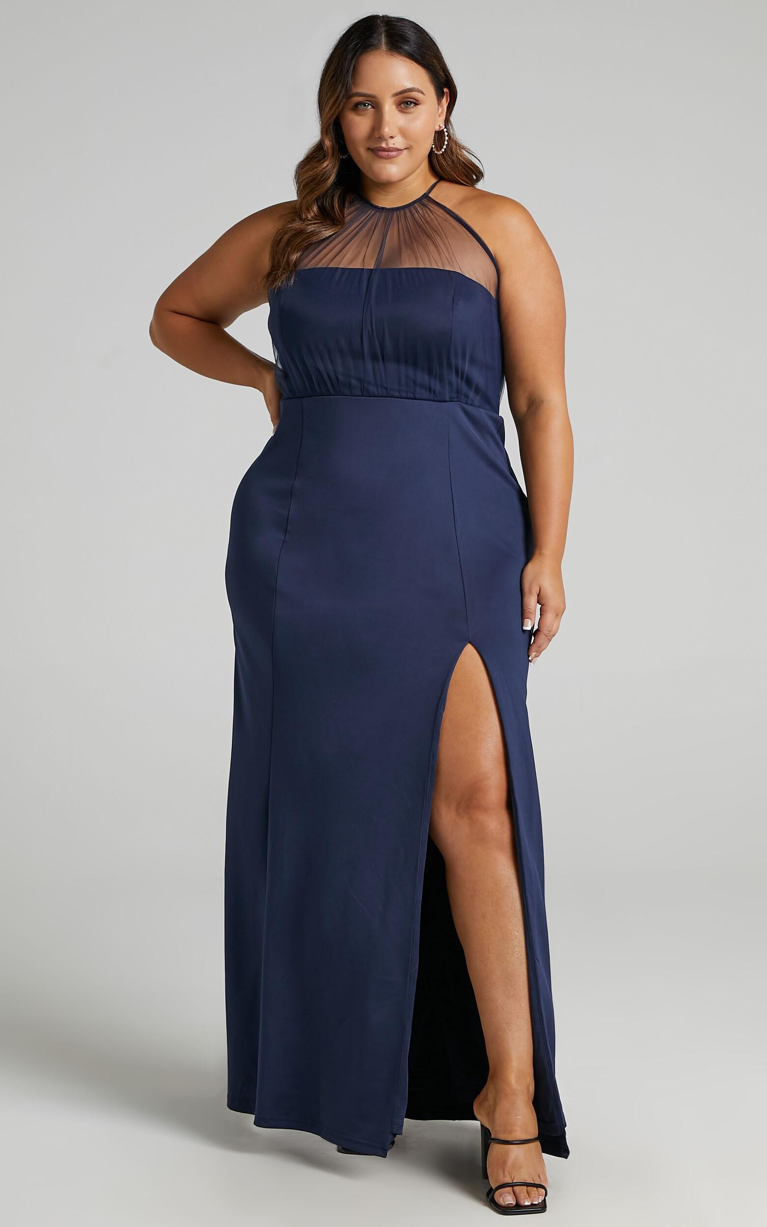 Still Love You Dress in Navy Showpo